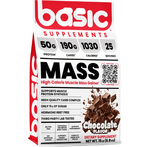 Basic Supplements Basic Mass - 15lbs Chocolate