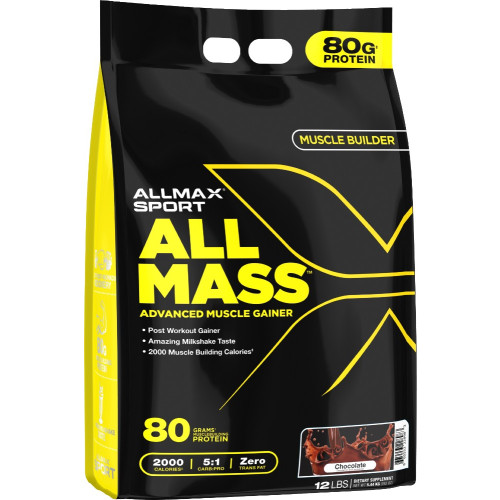 Allmax Nutrition Allmass Sport Gainer - 12lbs Chocolate
