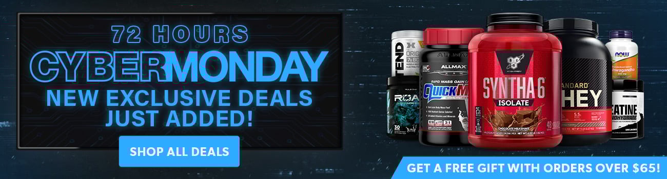 72 Hours Cyber Monday - New Exclusive Deals Just Added! Get a Free gift with orders over $65!