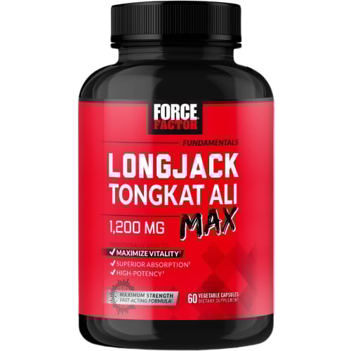 Force Factor Longjack Tongkat Ali Max - 60 VCaps