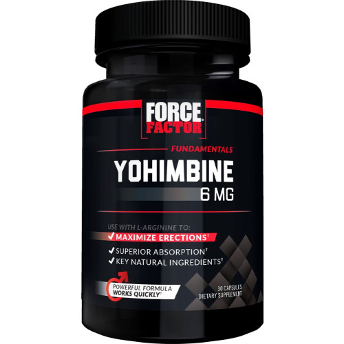 Force Factor Yohimbine 6mg - 30 Capsules