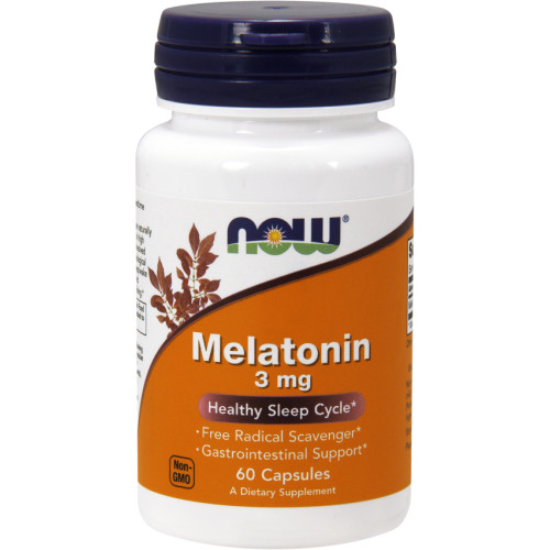 NOW Foods Melatonin 3mg - 60 VCaps