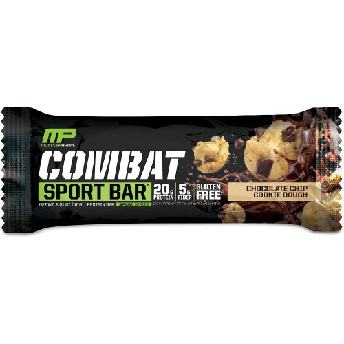 MusclePharm Combat Sport Bar - 1 Bar Chocolate Chip Cookie Dough
