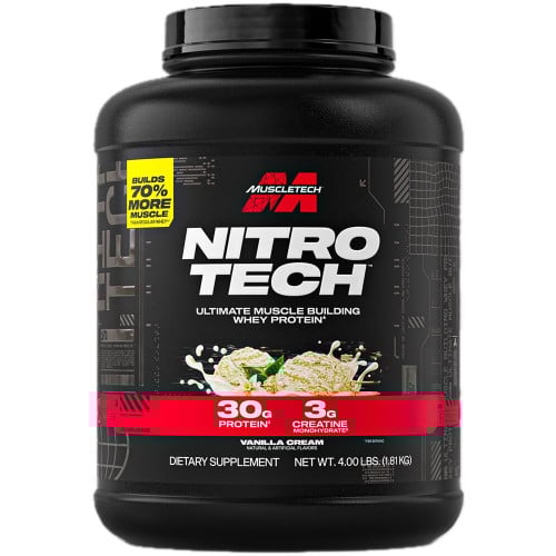 MuscleTech Nitro-Tech Performance Series - 4lbs Vanilla Cream