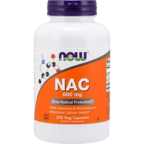NOW Foods NAC-Acetyl Cysteine 600mg 250 VCaps