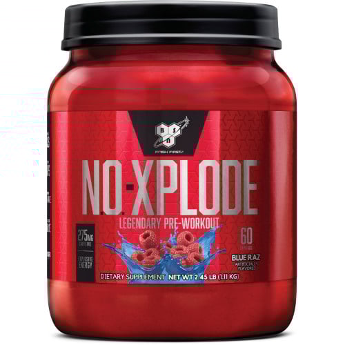BSN NO-Xplode 60 Servings Blue Razz