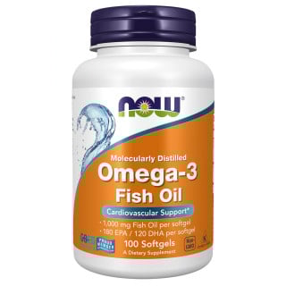 NOW Foods Omega-3 - 100 Softgels
