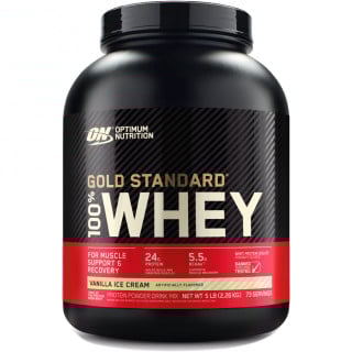 ON Gold Standard 100% Whey - 5lbs Vanilla Ice Cream