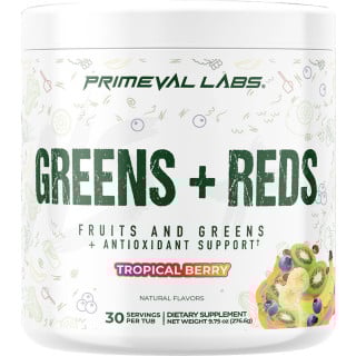 Primeval Labs Greens + Reds - 30 Servings Tropical Berry