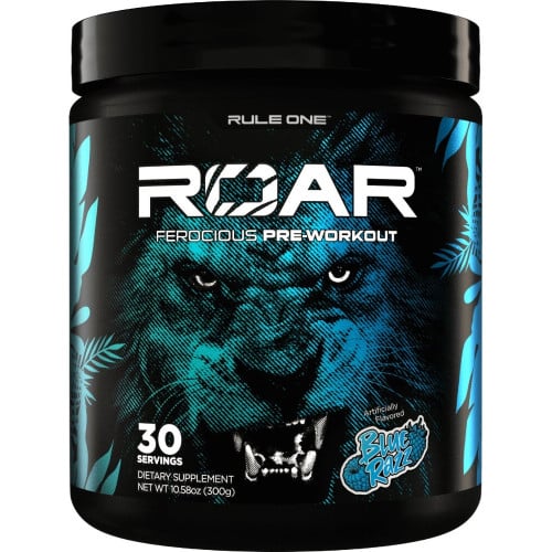 Rule 1 R1 Roar Pre-Workout - 30 Servings Blue Razz