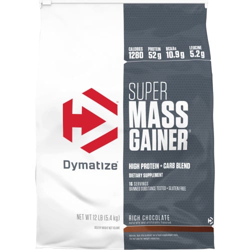 Dymatize Super Mass Gainer 12lbs Rich Chocolate