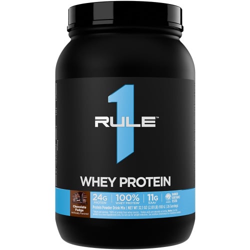 Rule 1 R1 Whey Protein - 2lbs Chocolate Fudge