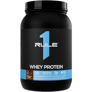 Rule 1 R1 Whey Protein - 2lbs Chocolate Fudge
