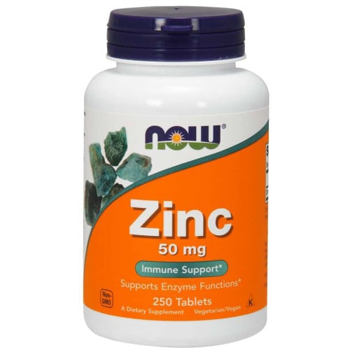 NOW Foods Zinc Gluconate 50MG 250 Tablets
